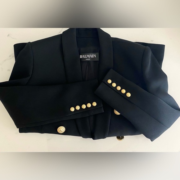 Balmain Double-Breasted Tailored Blazer Sz 40 $2,695 - Picture 6 of 8